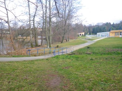 Brücke Zugangsbereich Strandbad